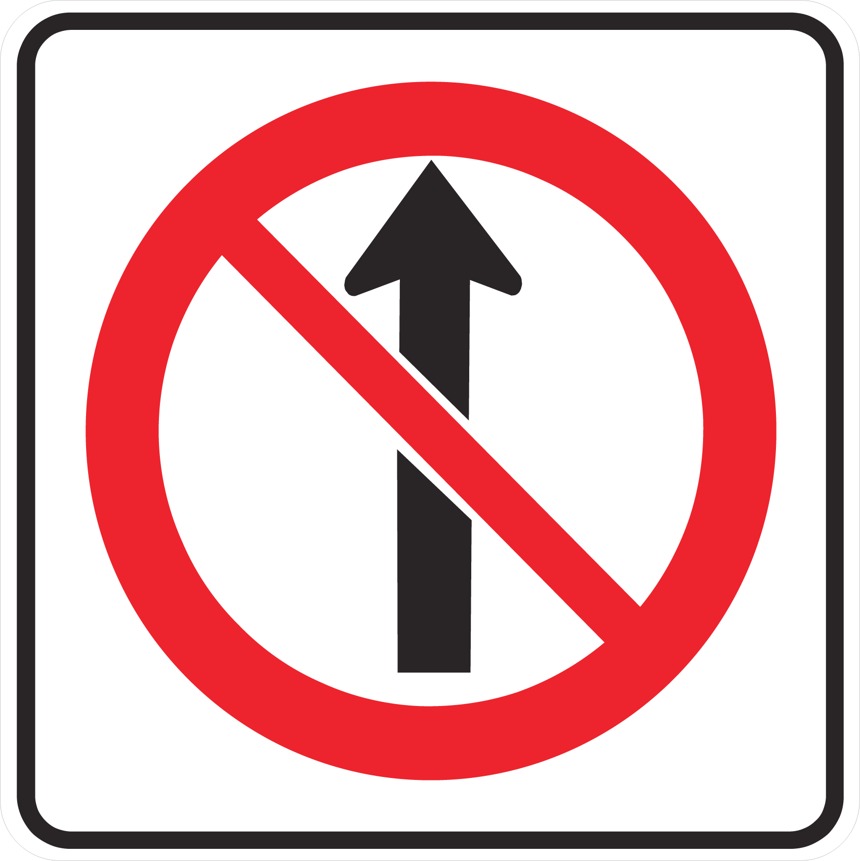 Regulatory Sign 60x60